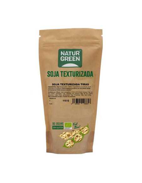 Soja texturizada tiras Bio 115g NaturGreen Soja texturizada tiras Bio 115g NaturGreen